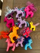 Lot de 10 poneys en plastique