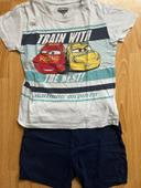 Pyjama short Cars T 3 -4 ans