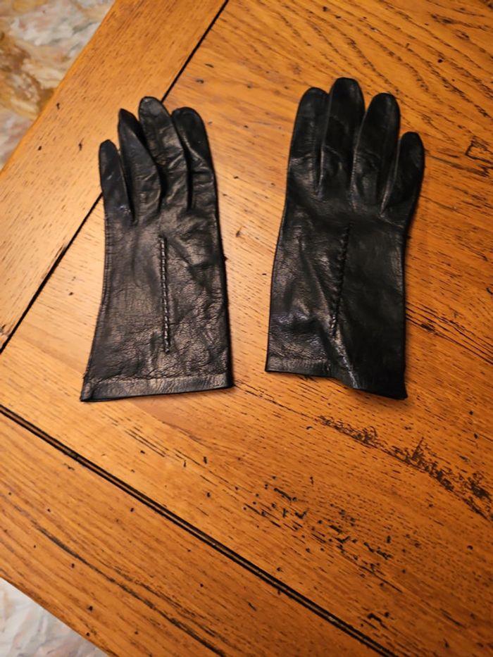 #gants femme cuir vintage - photo numéro 6