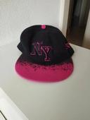 🧢Casquette noir et rose New York NY🧢