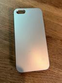 Coque métallisé gris iPhone SE /5S /5