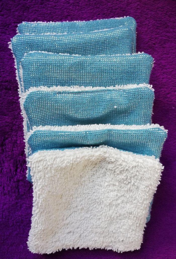 Panière et 6 lingettes démaquillante lavable - photo numéro 3