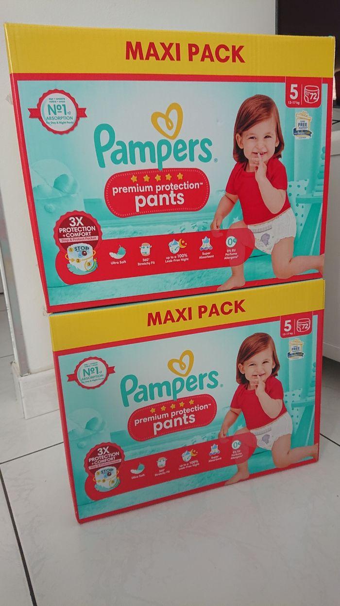 couche taille 5  Pampers premium protection lot de 2 cartons