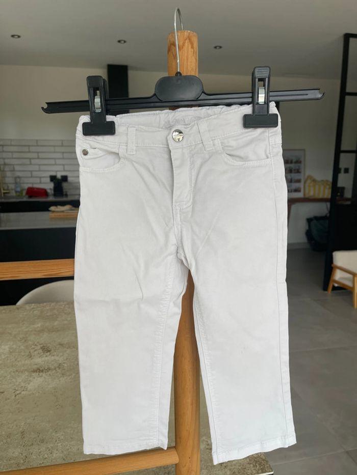 Pantalon blanc jacadi - photo numéro 1