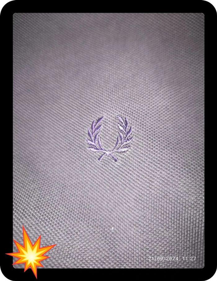 Polo manches courtes gris foncé Fred Perry taille L - photo numéro 2