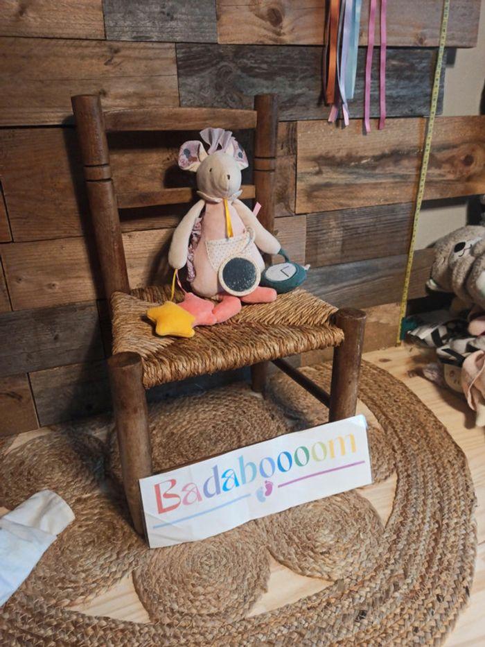 peluche hochet souris il était une fois moulin roty tbe - photo numéro 1