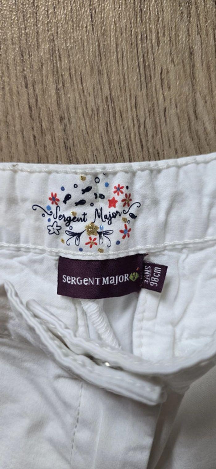 Pantalon blanc Sergent Major 3ans - photo numéro 2