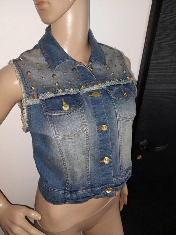 Veste jean taille 40 neuve avec étiquette - photo numéro 2