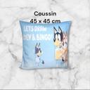 Coussin déhoussable bluey