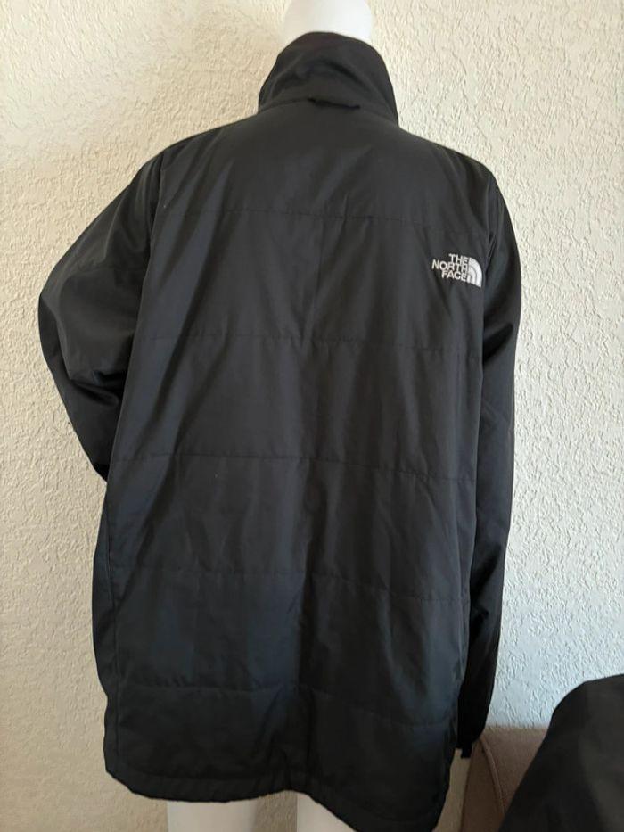 Manteau capuche veste blouson The North Face Hyvent 3 en 1 gris noir taille L - photo numéro 4