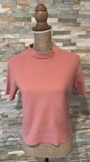 Top velours rose Zara taille M