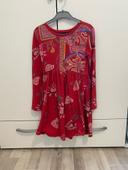 Robe desigual rouge 5-6 ans