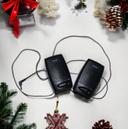 Lot 2 mini enceintes noires PHILIPS