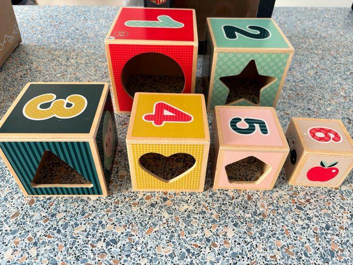 Pyramide de cubes en bois Janod baby Forest - photo numéro 3