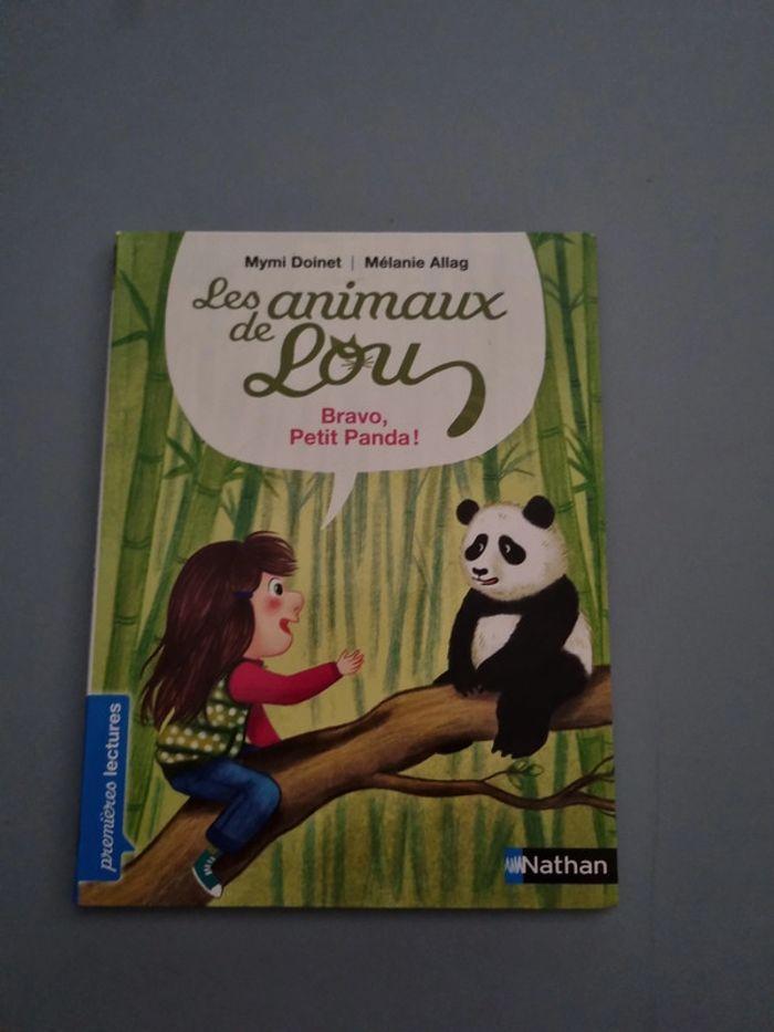 Livre enfant "Les animaux de Lou, bravo petit panda" - photo numéro 1