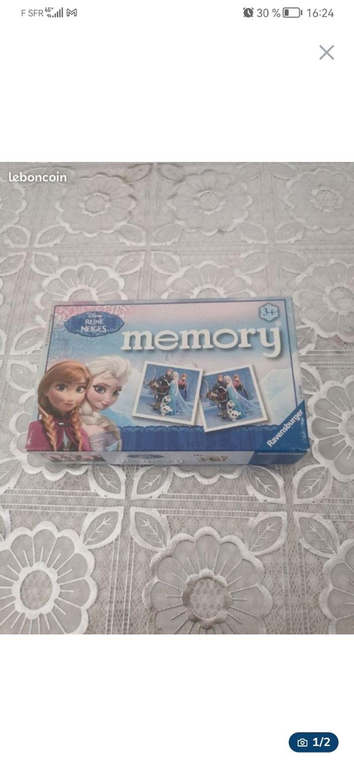 Jeux memory reine des neiges - photo numéro 1