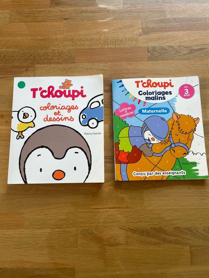 Lot tchoupi coloriages/crayons/livres effaçables - photo numéro 6