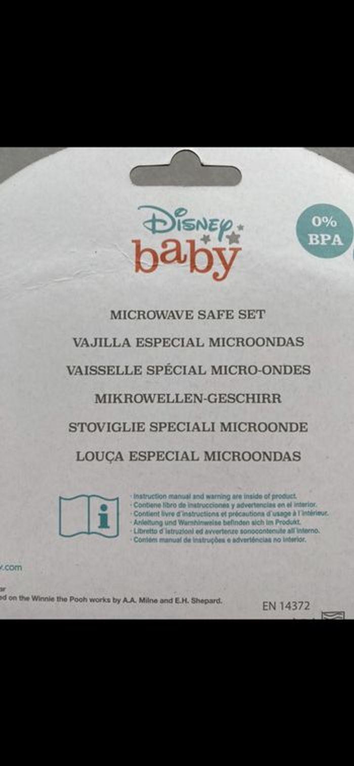 Assiette avec cuillère bébé Minnie Disney - photo numéro 5