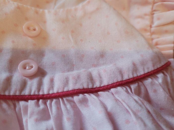 Robe rose a motif jacadi 12 mois - photo numéro 2