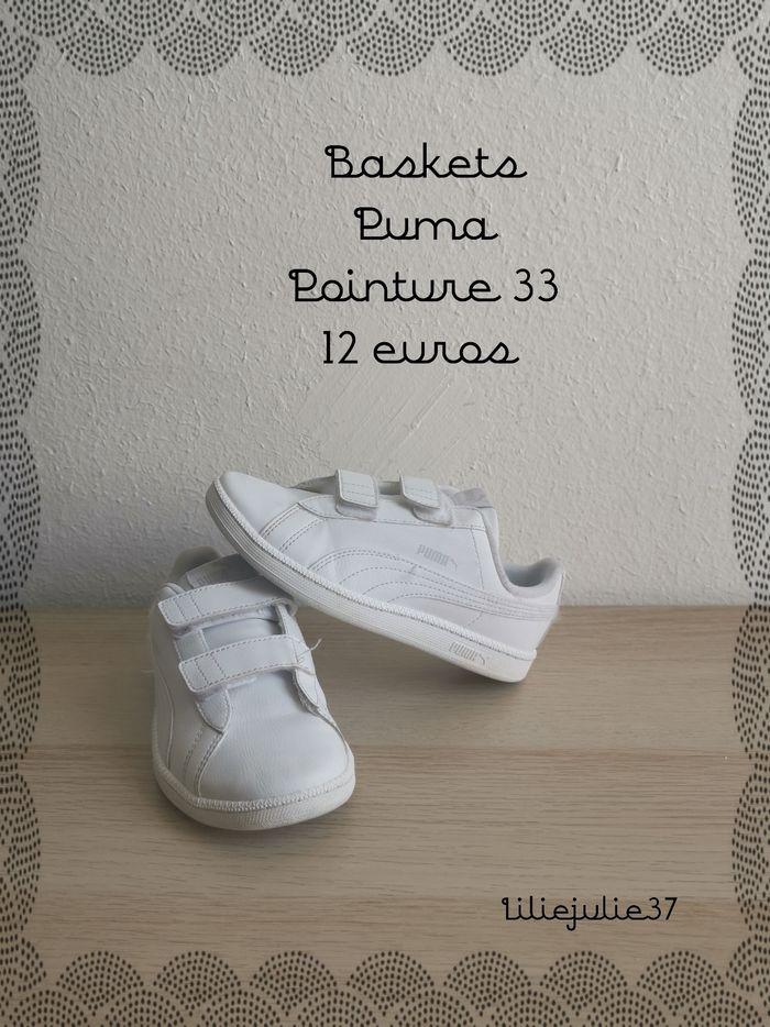 Baskets Puma pointure 33 - photo numéro 1