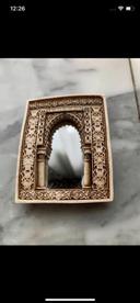 Magnet souvenir Marrakech avec miroir 8x6 cm neuf