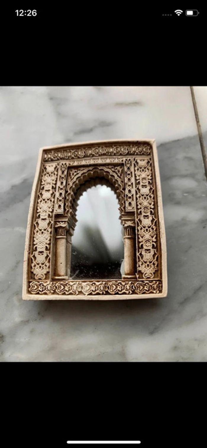 Magnet souvenir Marrakech avec miroir 8x6 cm neuf - photo numéro 1