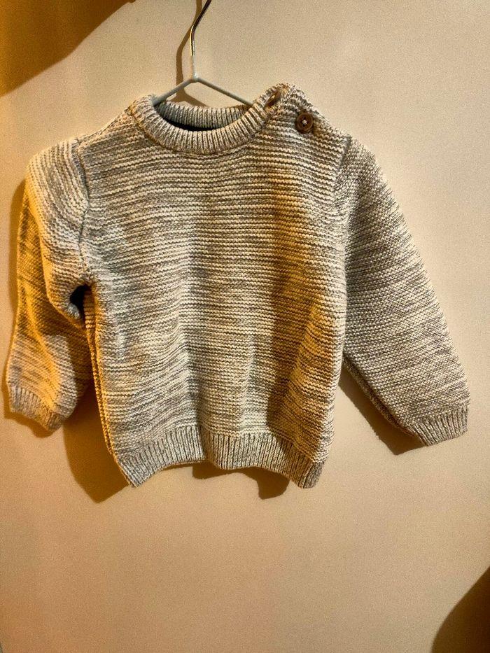 Pull gris beige - photo numéro 1