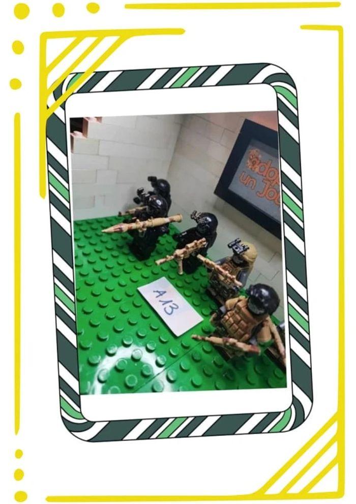 "Lot A13" - Lot de 6 soldats ghost type Lego - photo numéro 3