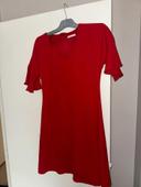 Magnifique robe rouge taille 40 comme neuf porté 1 fois