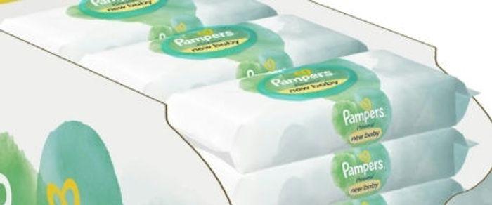 9 paquets de 46 lingettes pampers harmonie New baby neuf - photo numéro 3