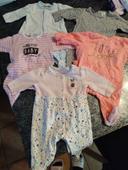 Lot de 5 pyjamas fille taille 1 mois