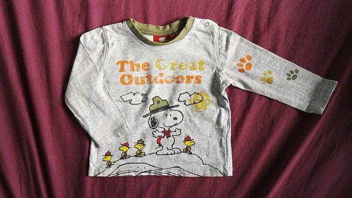 Tshirt manche longue Snoopy 18mois - photo numéro 1