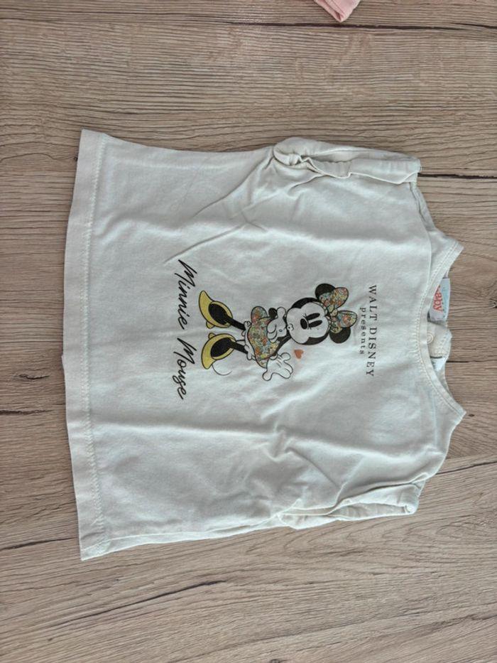 T-shirt minnie 6mois - photo numéro 2