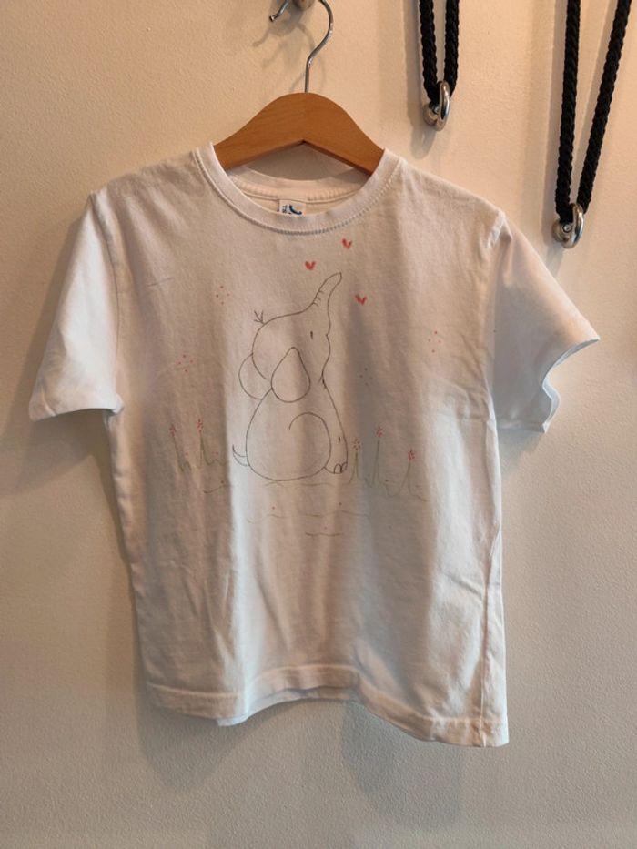 Tee-shirt éléphant 5 ans - photo numéro 1