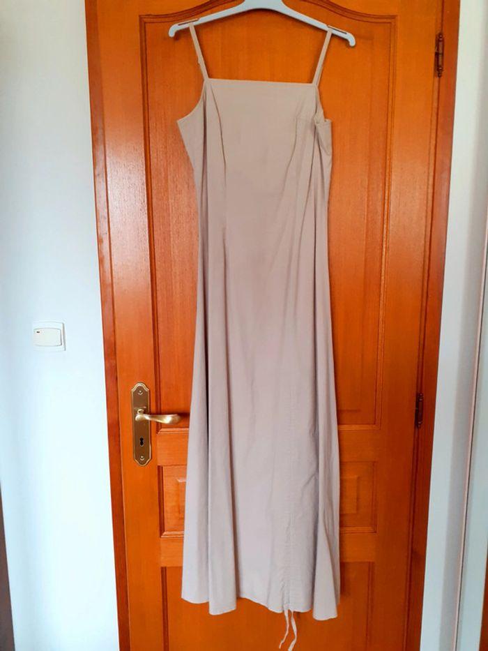 Robe longue été beige - photo numéro 3