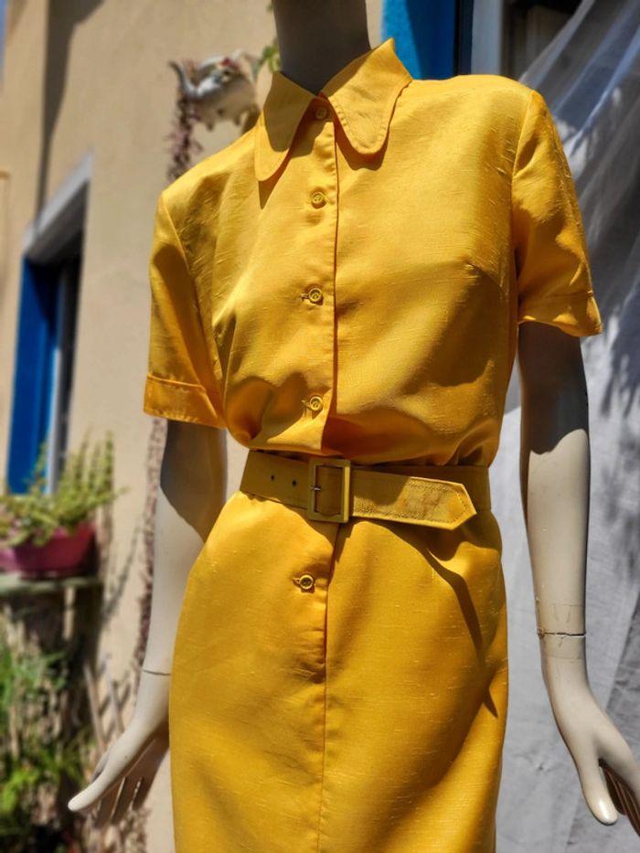 Éclatante robe chemise Rhonel 💛  Vintage 60 - photo numéro 15