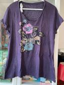 T-shirt violet Autre Ton taille 4