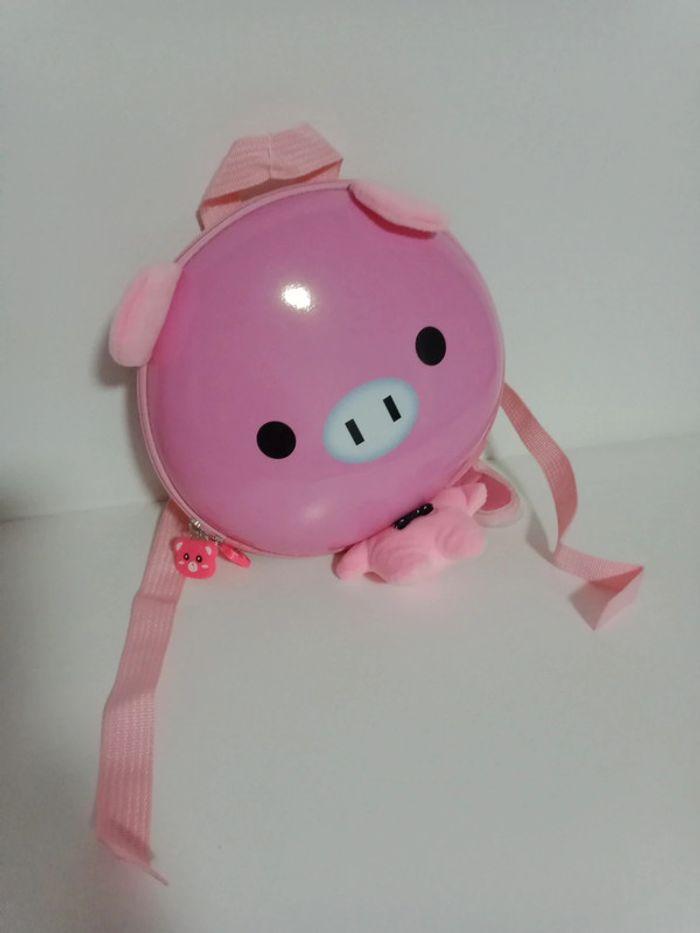 Sac à dos rigide Kawaii Cochon - photo numéro 1