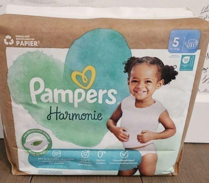 Couches Pampers Harmonie Taille 5 - de 11 à 16 kg - photo numéro 2