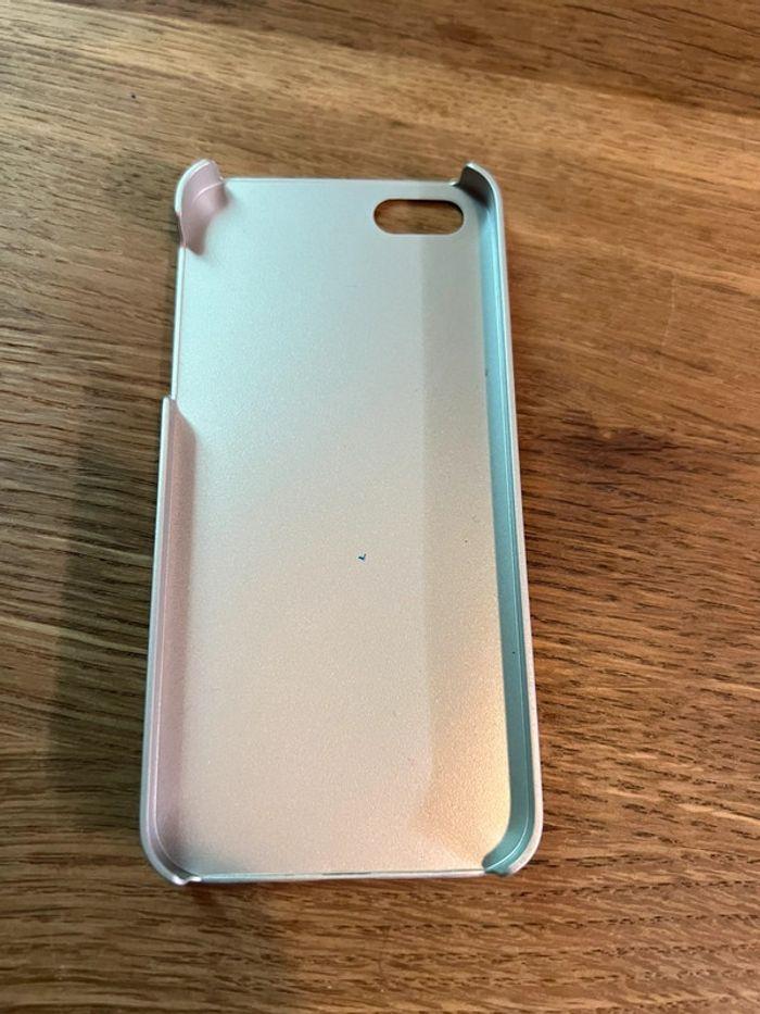 Coque métallisé gris iPhone SE /5S /5 - photo numéro 2