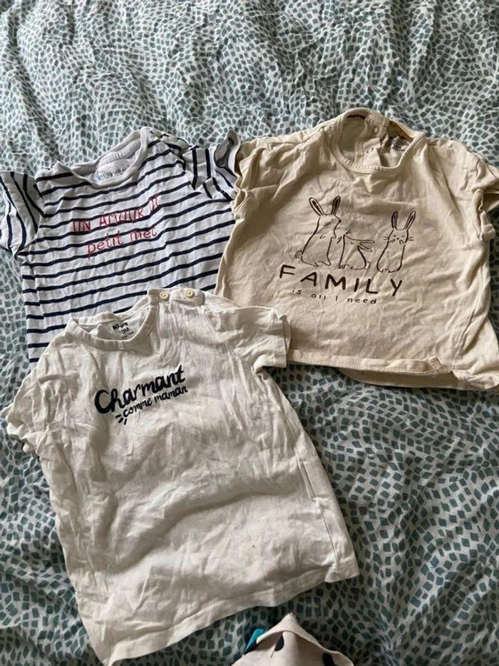 🐣 lot t-shirt manches courtes 18 mois très bon état 🐣 - photo numéro 4