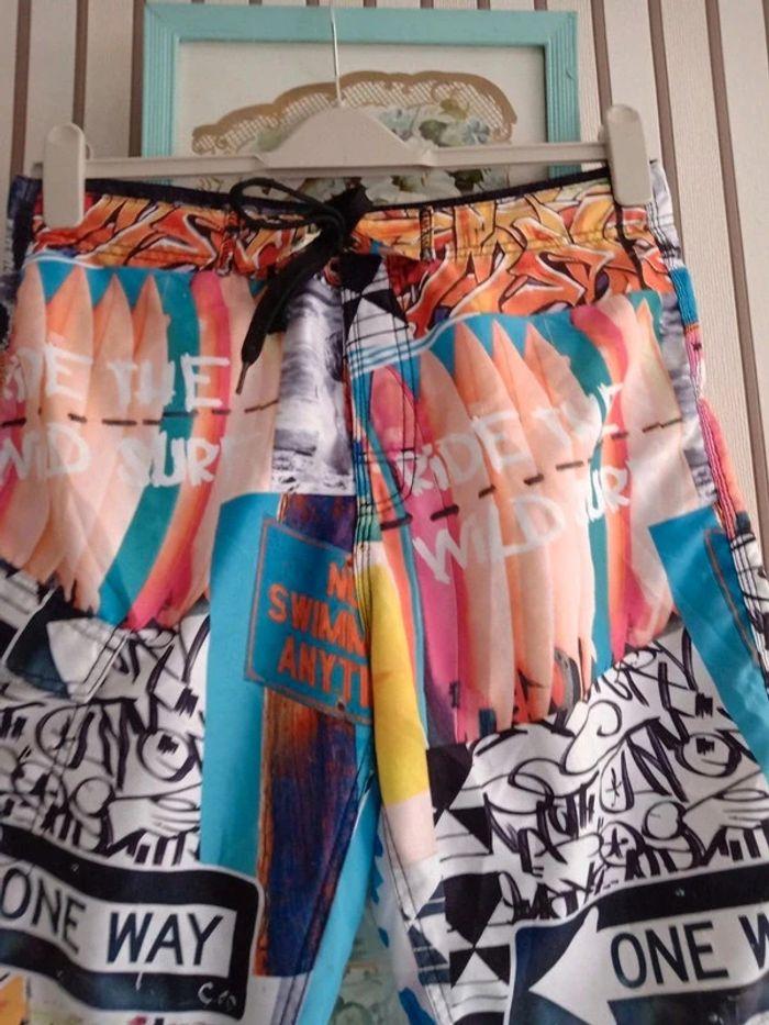 Short de bain taille L de chez Tex avec 1 poche - photo numéro 2