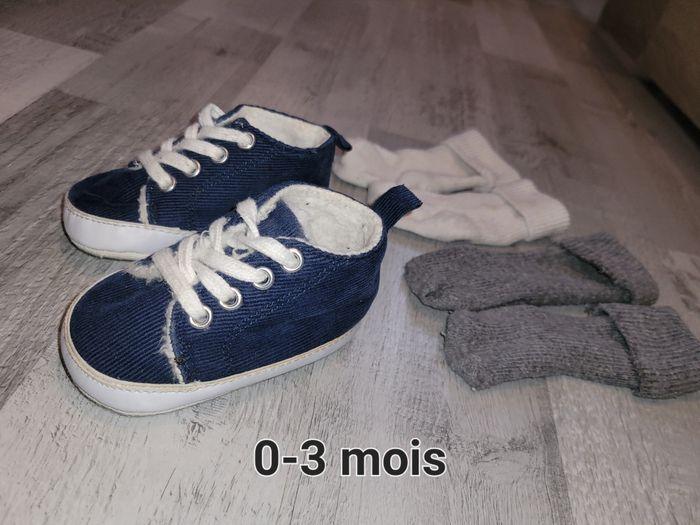 Chaussure chaussette 0-3mois - photo numéro 1