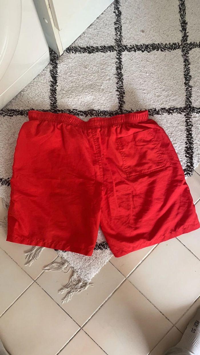 Short de bain rouge taille M - photo numéro 4