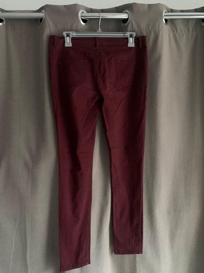 Pantalon bordeaux - photo numéro 2