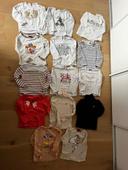 Lot de t-shirt manches longues filles 5 ans