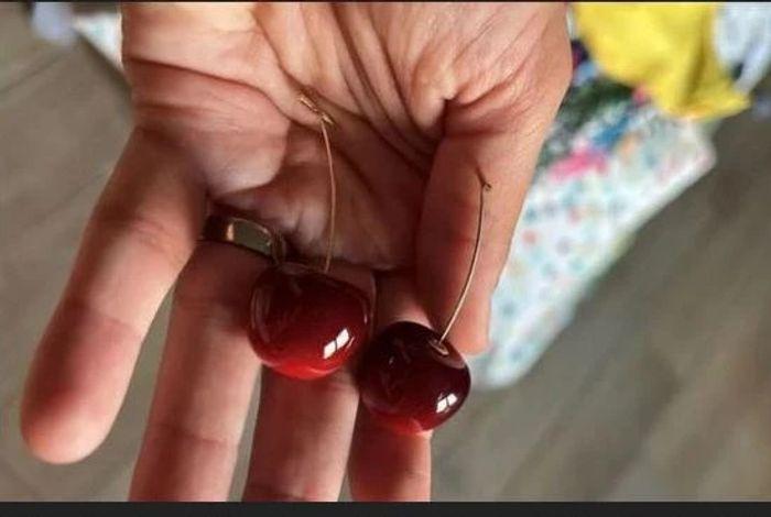 Boucles d'oreilles cerise 🍒 - photo numéro 7