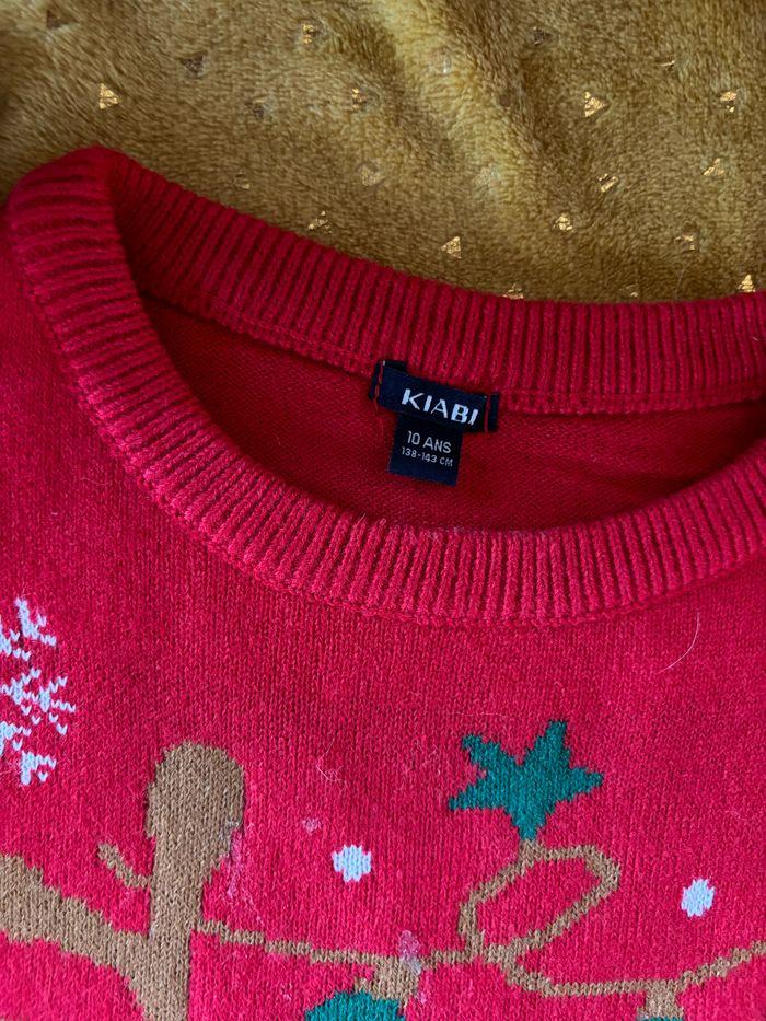 Pull de Noël 🎄 T10A neuf Kiabi - photo numéro 4