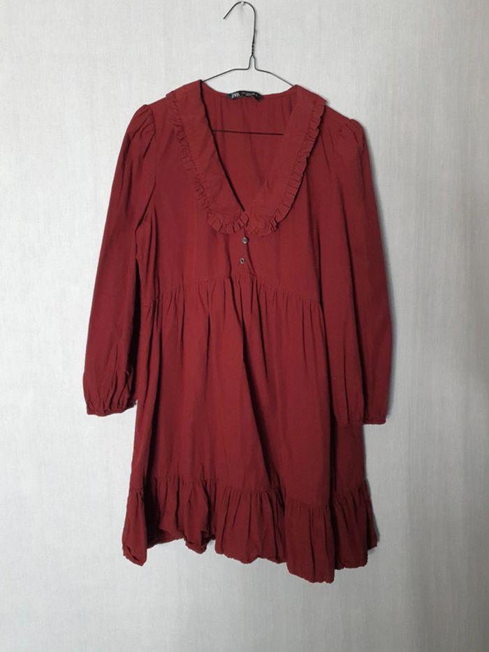 Robe bordeaux zara - photo numéro 1