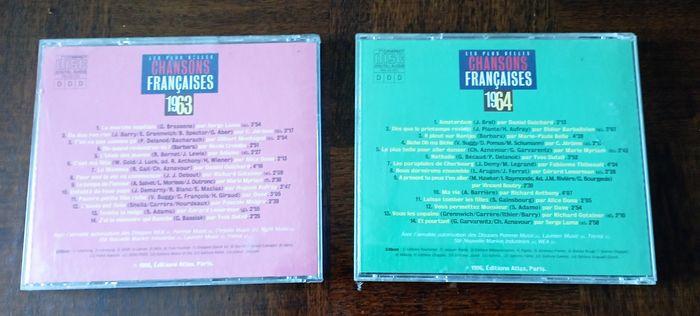 Lot de 2 CD chansons françaises 1963 et 1964 - photo numéro 2